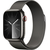 Apple Watch Series 9, 45 мм, корпус из нержавеющей стали цвета «графит», миланский сетчатый ремешок цвета «графит», Экран: 45, Цвет: Graphite / Графитовый
