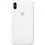 Чехол Apple для iPhone XS Max Silicone Case White (оригинал), Цвет: White / Белый