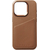 Чехол для iPhone 15 Pro Mujjo Full Leather Wallet Case Tan, Цвет: Brown / Коричневый