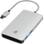 USB-хаб uBear Link Hub 7 in 1 для устройств с разъемом USB-C серебристый, Цвет: Silver / Серебристый