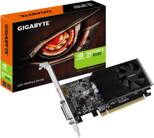 Видеокарта GIGABYTE GeForce GT 1030 Low Profile D4 2G (GV-N1030D4-2GL), изображение 4