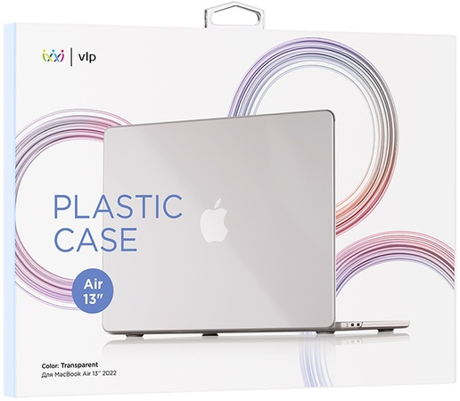 Чехол для MacBook Air 13'' M2 VLP Plastic Case Clear, изображение 2