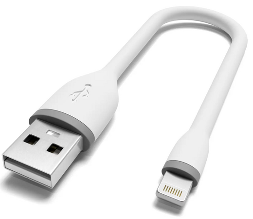 Кабель Satechi, Lightning на USB, Flexible, 0.15м, Белый
