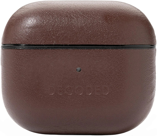 Защитный чехол для Airpods 3 Decoded Leather brown, Цвет: Brown / Коричневый, изображение 2