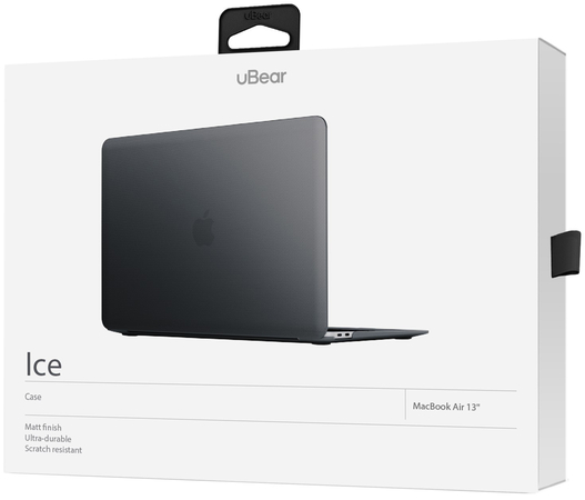 Чехол защитный uBear Ice Case для MacBook Air 13 (2019, 2020) Black, изображение 2