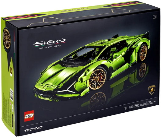 Конструктор Lego Technic Lamborghini Sian FK (42115), изображение 16