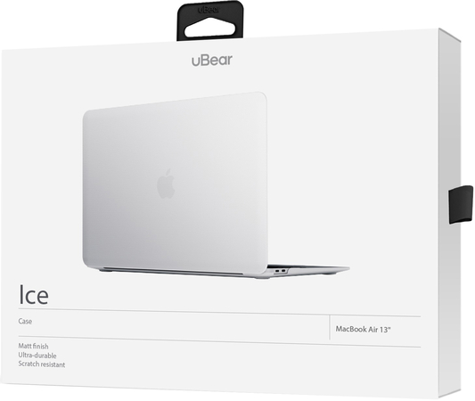 Чехол uBear Ice Case для MacBook Pro 13 (2019, 2020) белый, Цвет: White / Белый, изображение 2