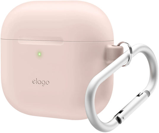 Чехол для наушников AirPods 4 Elago Silicone Hang case Sand Pink, Цвет: Pink / Розовый