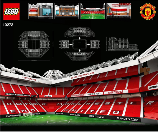 Конструктор Lego Icons Стадион Манчестер Юнайтед (10272), изображение 14