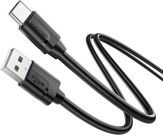 Кабель Borofone USB-A to USB-C BX55 Black, изображение 4