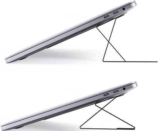 Охлаждающая подставка для ноутбука MOFT Laptop Stand (С графеном) Grey, Цвет: Grey / Серый, изображение 3