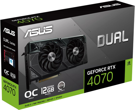 Видеокарта ASUS GeForce RTX 4070 Dual OC Edition (DUAL-RTX4070-O12G), изображение 13