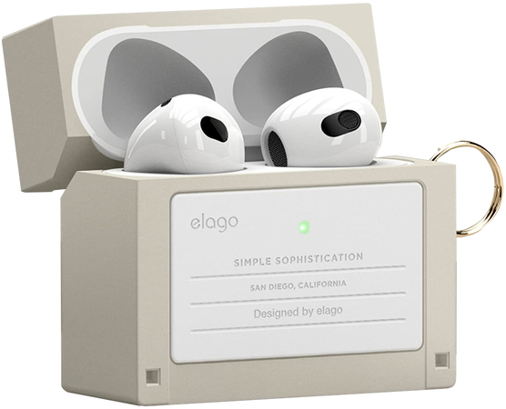 Чехол Elago Floppy Disk Case для AirPods 3 Cream, Цвет: Cream / Кремовый, изображение 3