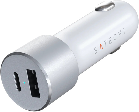 Автомобильное зарядное устройство Satechi 72W Silver, Цвет: Silver / Серебристый