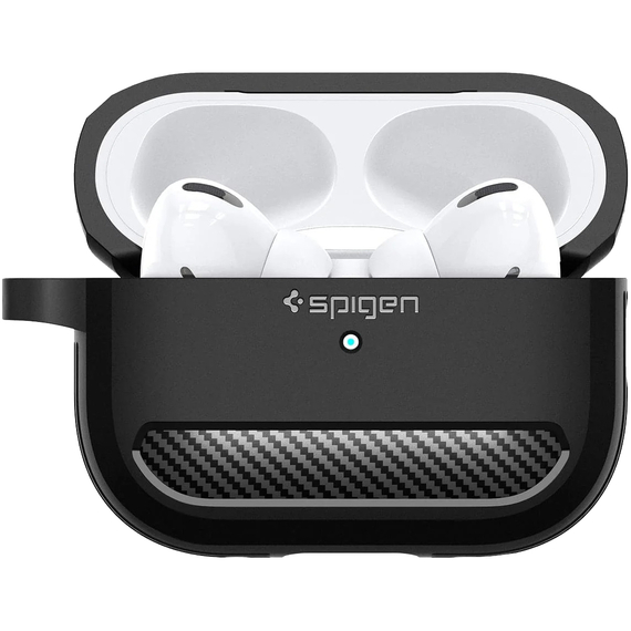 Защитный чехол Spigen Rugged Armor Apple AirPods Pro 1 / 2 Matte Black, изображение 3