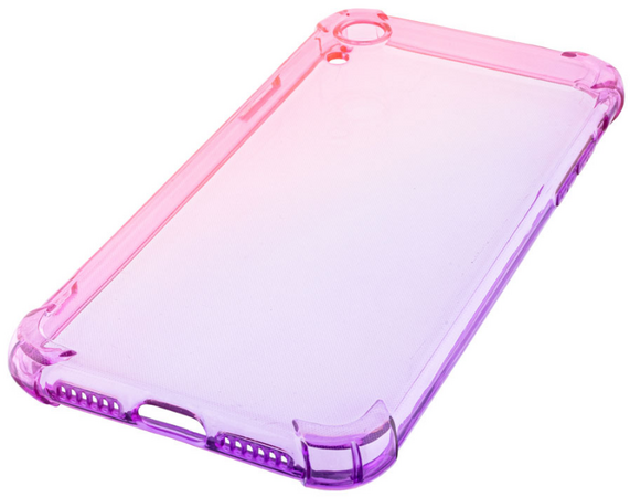 Чехол для iPhone XR Brosco HARDTPU Фиолетово-розовый, изображение 3