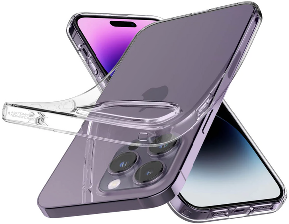 Чехол Spigen Liquid Crystal для iPhone 14 Pro Crystal Clear, изображение 3