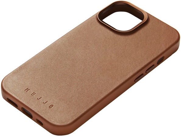 Защитный чехол Mujjo Full Leather Case iPhone 13/14/15 MagSafe (tan), изображение 2