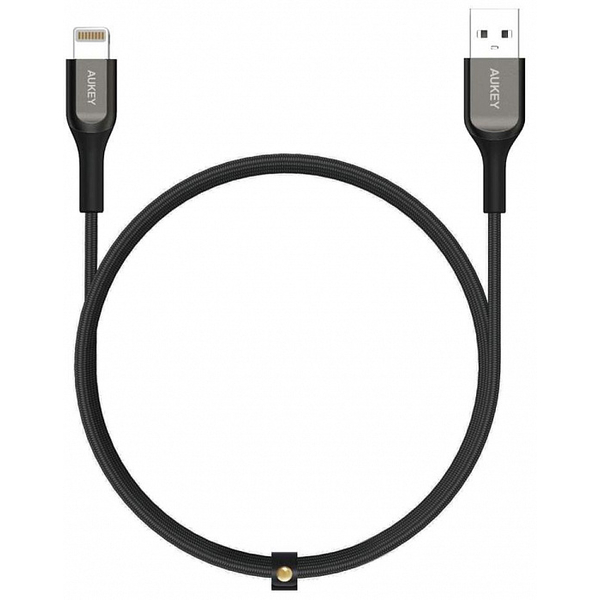 Кабель Aukey Kevlar USB-A to Lightning (CB-AKL1-BL) 1.2m (Black)