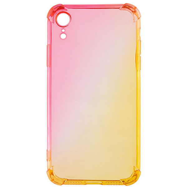 Чехол для iPhone XR Brosco HARDTPU Розово-золотой