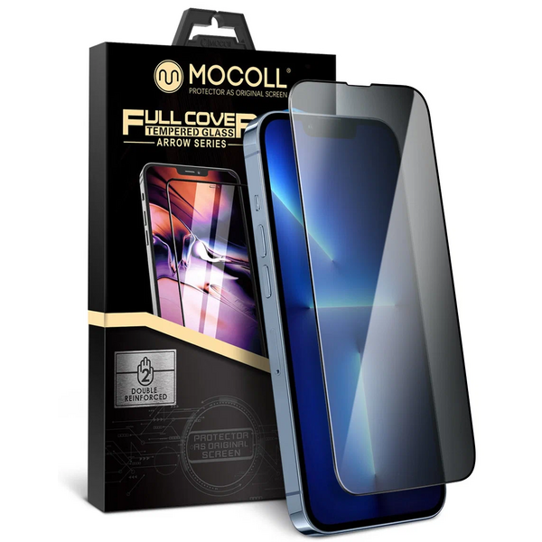 Стекло защитное MOCOLL, для iPhone 13 Pro Max 6.1' 2,5D, Arrow, приватное