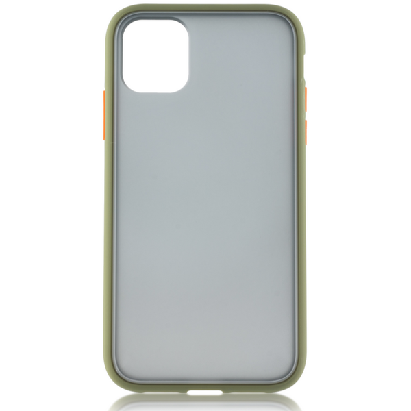 Чехол для iPhone 11 Pro Max Brosco Зелено-оранжевый
