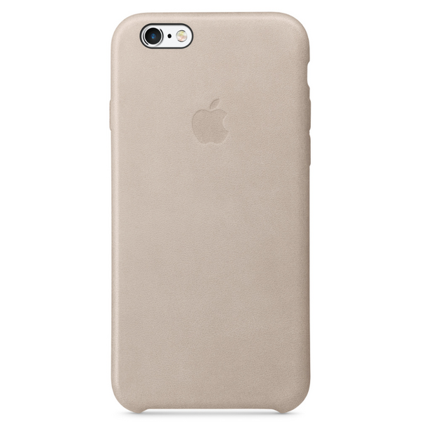 Чехол Apple для iPhone 6S Plus Leather Case Beige (Оригинал)