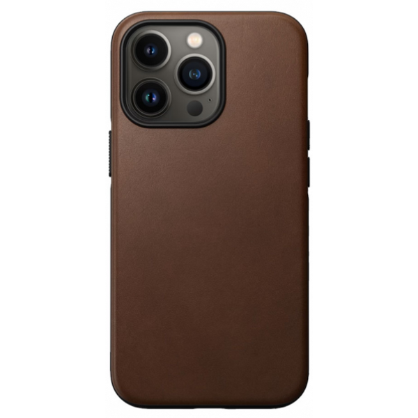 Чехол для iPhone 13 Pro Nomad Leather Case Brown