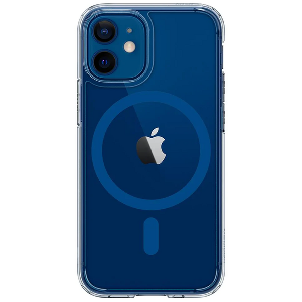 Чехол для iPhone 12 / 12 Pro Spigen Ultra Hybrid Mag (MagFit) Blue