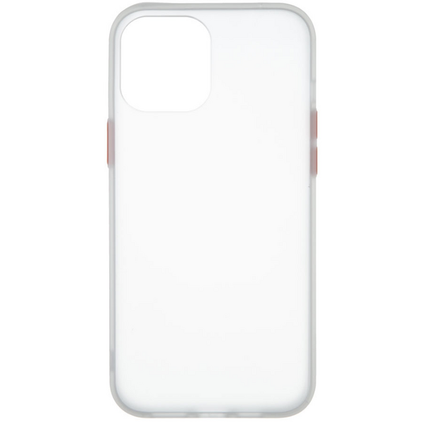 Чехол для iPhone 12 Pro Max Brosco STTPU Бело-красный