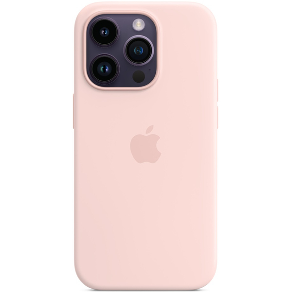 Чехол для iPhone 14 Pro Silicone Case Chalk Pink