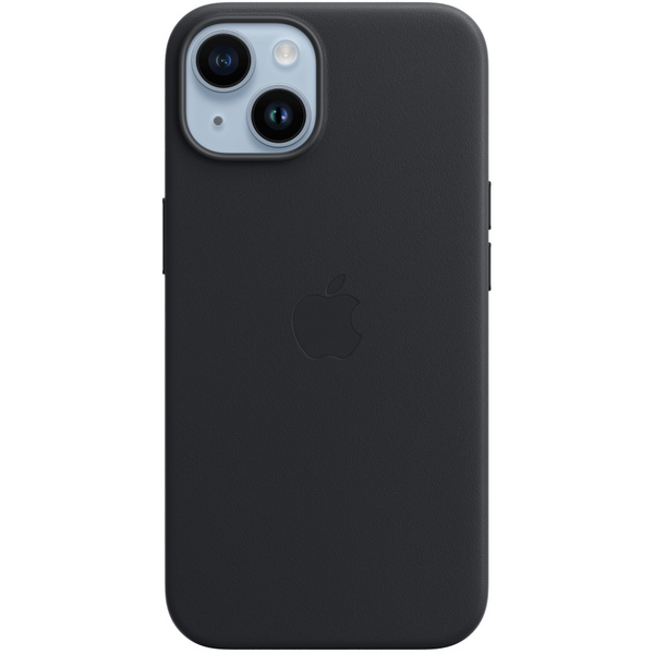Чехол для iPhone 14  Leather Case Midnight