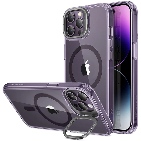 Защитный чехол ESR Classic Kickstand Case HaloLock Magsafe iPhone 14 Pro Clear/ Purple