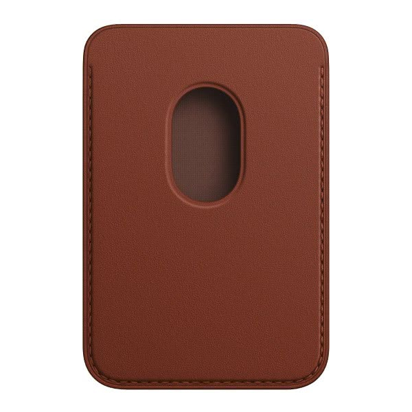 Кожаный чехол-бумажник MagSafe для iPhone Коричневый, изображение 2