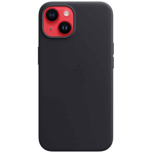 Чехол для iPhone 14  Leather Case Midnight, изображение 5