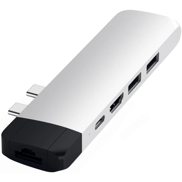 Usb-хаб Satechi Pro Hub with Ethernet Silver
