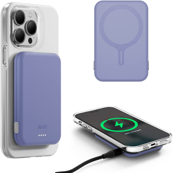 Внешний Аккумулятор MOFT Snap Battery Pack 3400mAh Purple, Цвет: Purple / Сиреневый, изображение 2
