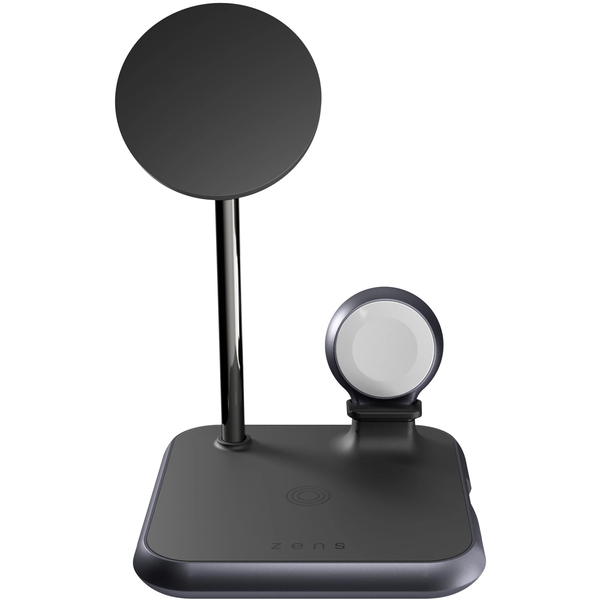 БЗУ ZENS 4-in-1 Magnetic + Watch Wireless Charger Black