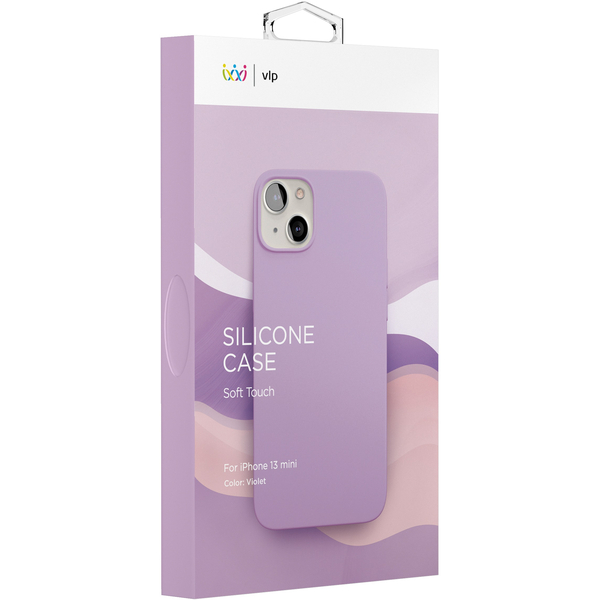Чехол VLP Silicone case для iPhone 13 mini фиолетовый, Цвет: Violet / Фиолетовый, изображение 5