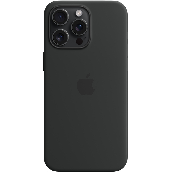 Чехол для iPhone 15 Pro Max Silicone Case Black, Цвет: Black / Черный