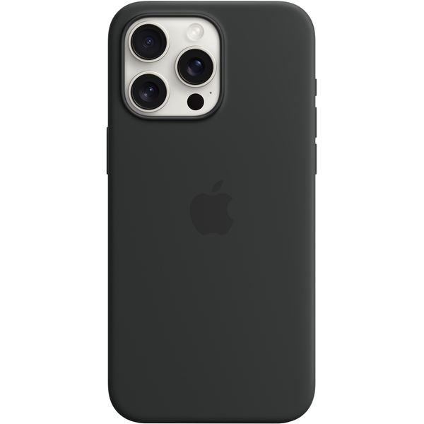 Чехол для iPhone 15 Pro Max Silicone Case Black, Цвет: Black / Черный, изображение 2