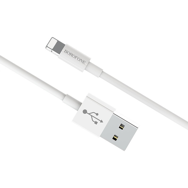 Кабель Borofone BX22 USB to Lightning White, изображение 4