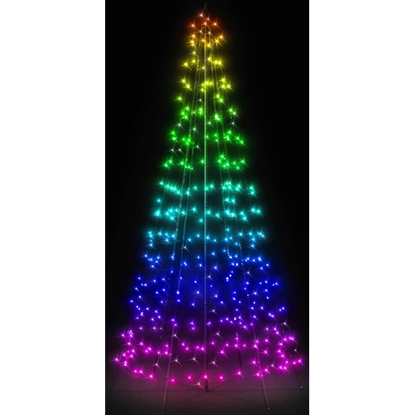 Гирлянда LED Twinkly Light tree RGBW 300 IP44 высота 4 м Generation II (TWP750SPP-BEU), изображение 3