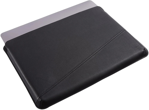 Защитный чехол-папка для Macbook 14" Decoded Leather Sleeve black, изображение 4