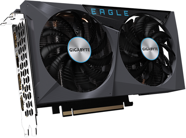 Видеокарта GIGABYTE GeForce RTX 3050 EAGLE OC (GV-N3050EAGLE OC-8GD), изображение 2