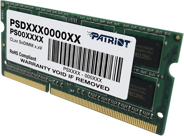 Оперативная память Patriot Signature (PSD34G16002S) 4 ГБ, изображение 4