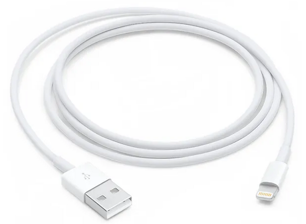Кабель Apple USB (M)- Lightning (M), 1 м, белый OEM
