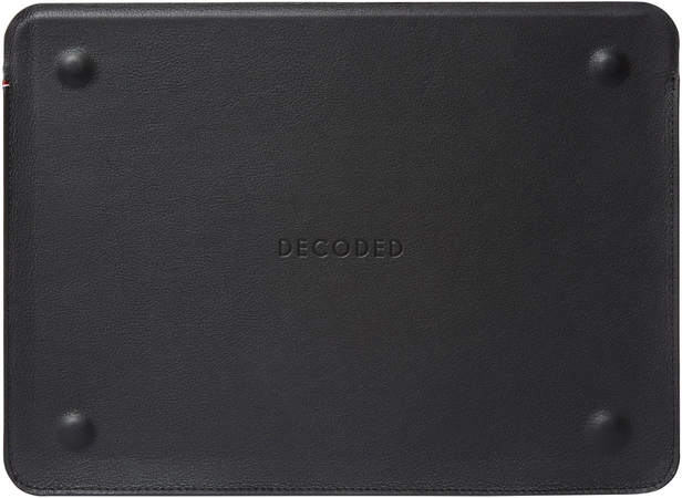 Защитный чехол-папка для Macbook 14" Decoded Leather Sleeve black, изображение 5