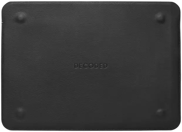 Защитный чехол-папка для Macbook 13" Decoded Leather Sleeve black, изображение 5
