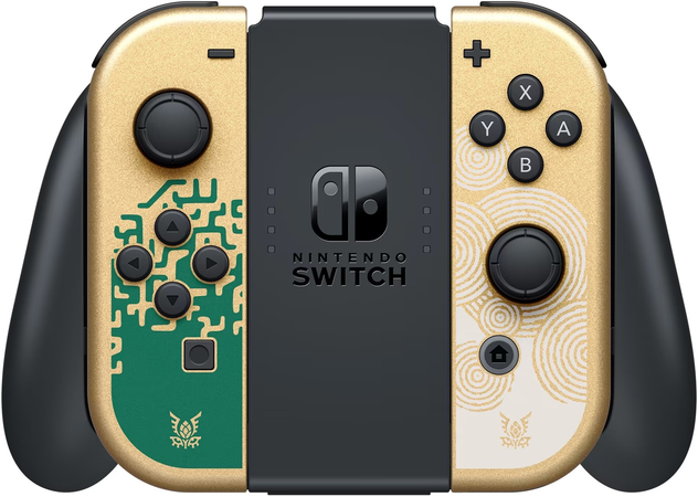Nintendo Switch Oled Zelda Edition, Цвет: Gold / Золотой, изображение 7